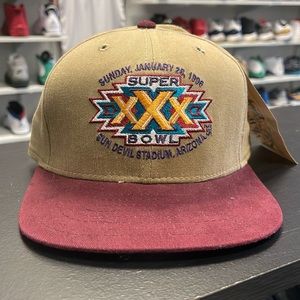 Super Bowl Leather back